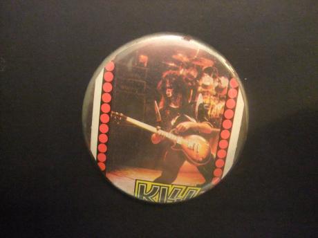 Kiss Amerikaanse hardrockband onbekend lid met gitaar
